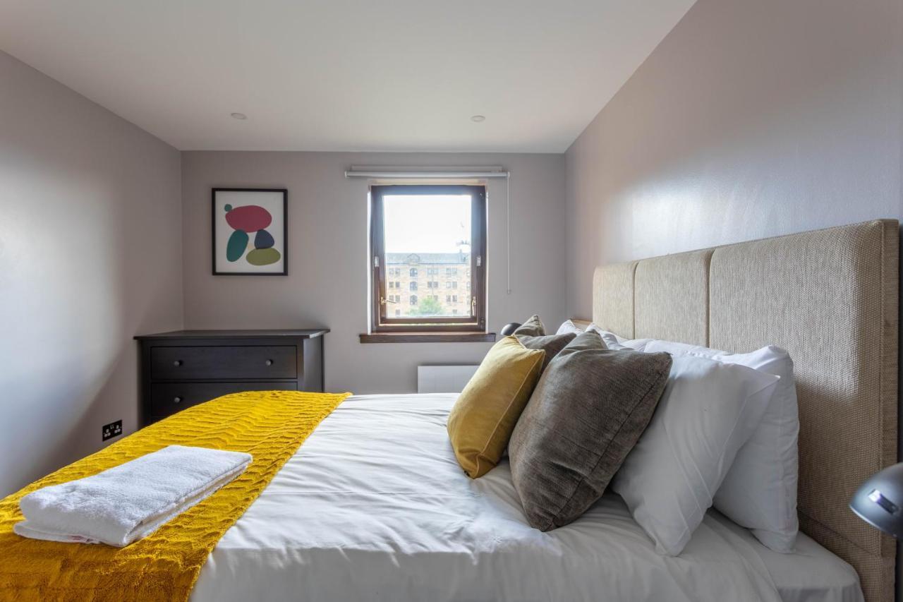 Stunning 1 Bed Merchant City Apartment With Parking Glasgow Exteriér fotografie