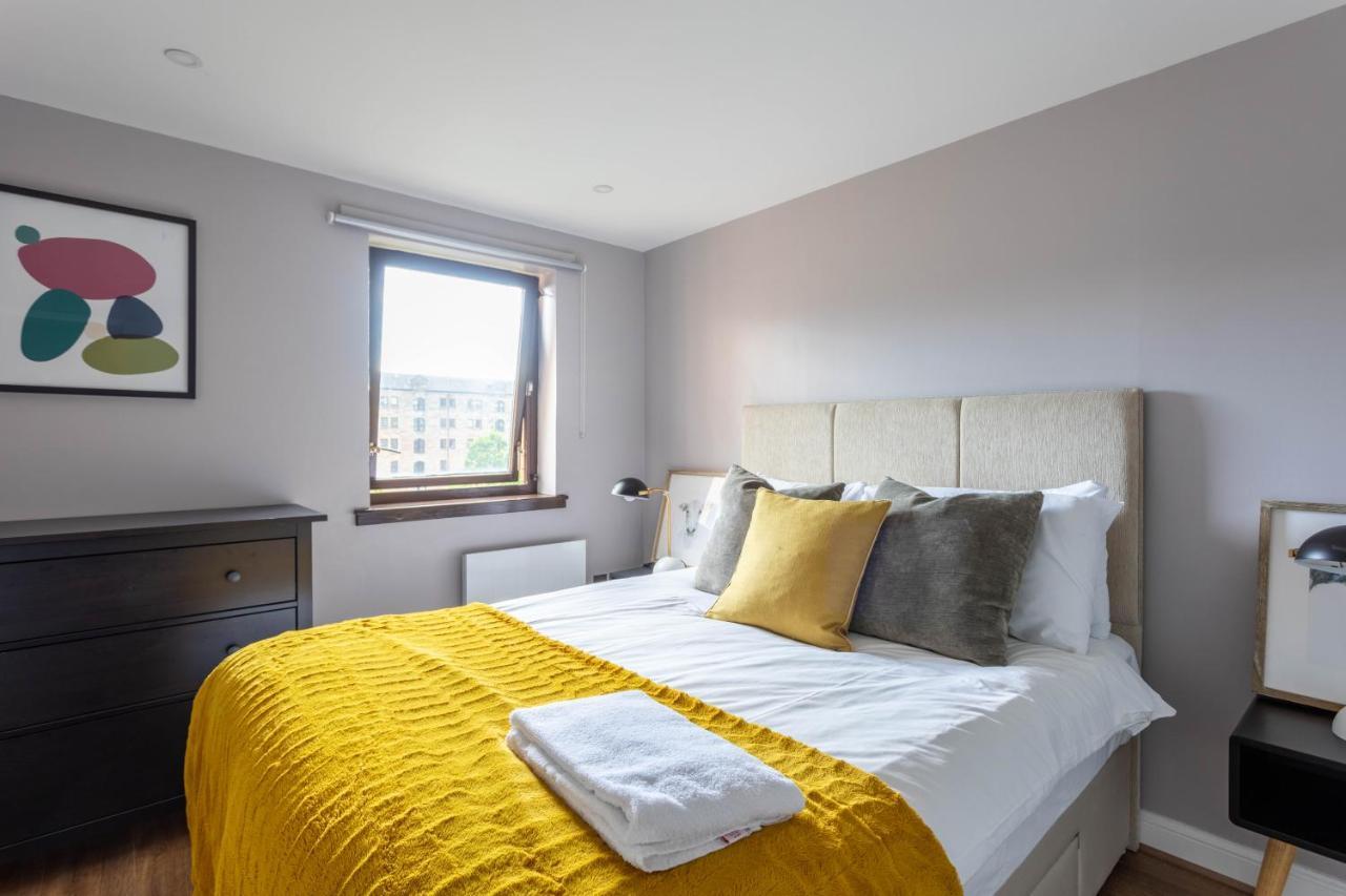 Stunning 1 Bed Merchant City Apartment With Parking Glasgow Exteriér fotografie
