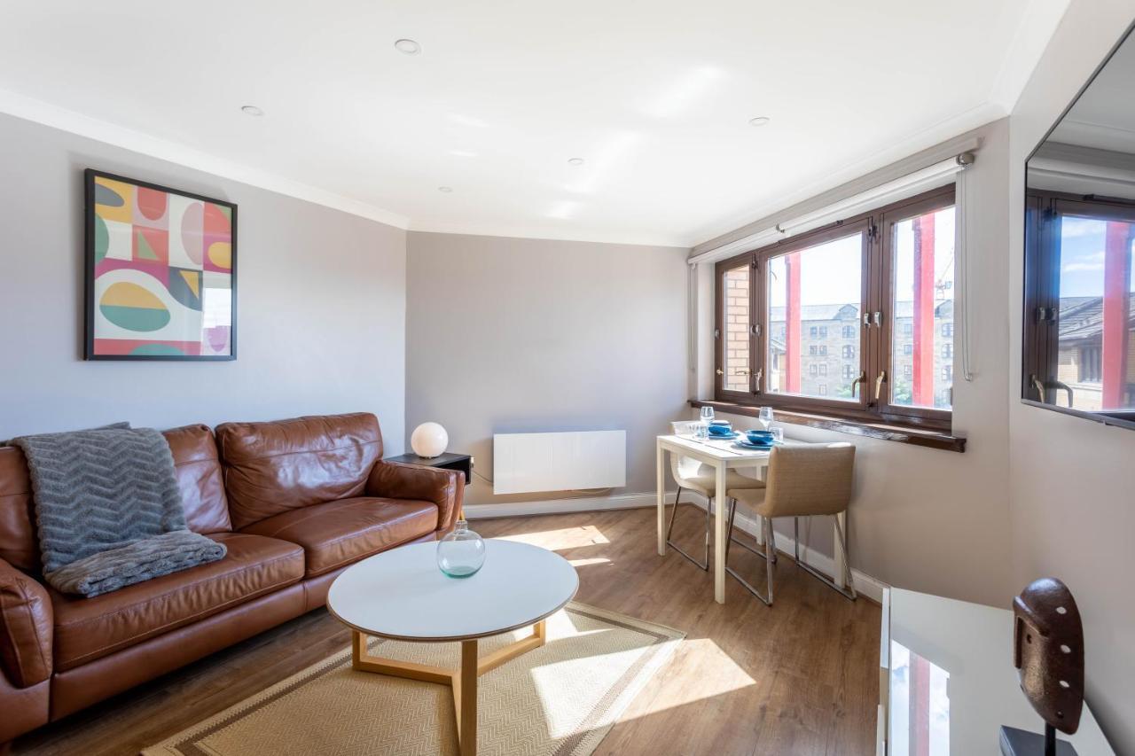 Stunning 1 Bed Merchant City Apartment With Parking Glasgow Exteriér fotografie
